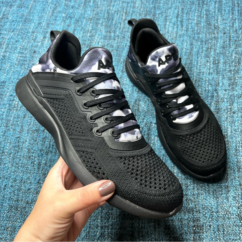Apl Techloom Tracer Running Shoes In Black White … - image 1
